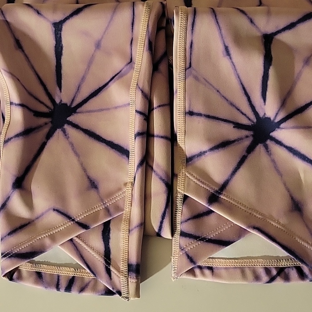 Free People Movement Double Take Printed Leggings in Purple Combo•L - Picture 9 of 9